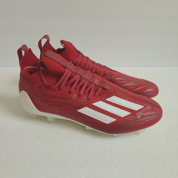NEW Adidas Adizero Primeknit Football Cleats HP8745 Size 12 Team Power Red #1 main image 4